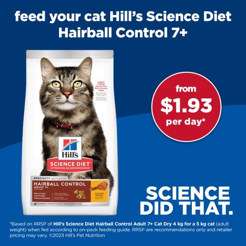 Hills Cat Hairball Control Adult 7 2kg My Vet New Zealand s