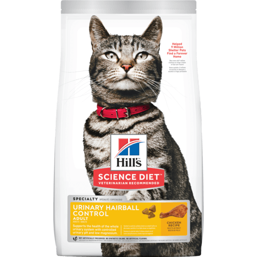 Science diet 2025 hairball control 4kg