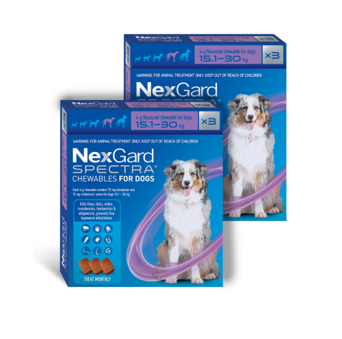 Nexgard spectra 6 pack hot sale large