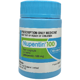 Gabapentin (Nupentin) 100mg (Sold Per Capsule) | Prescription Required ...